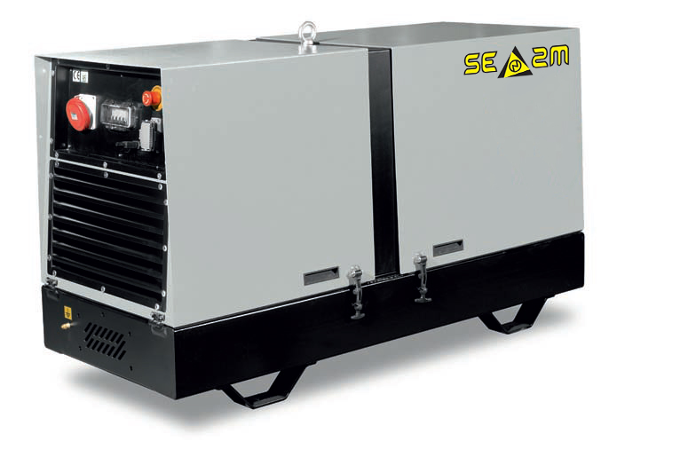 Groupe electrogene Diesel 1500tr min insonorise refroidi a eau