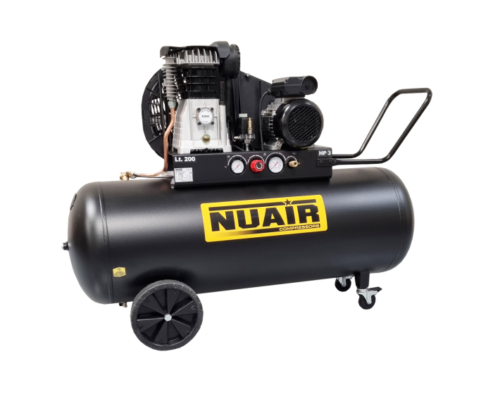 Compresseur à piston lubrifié NUAIR b3800b 3m 200 tech pro 162511nu