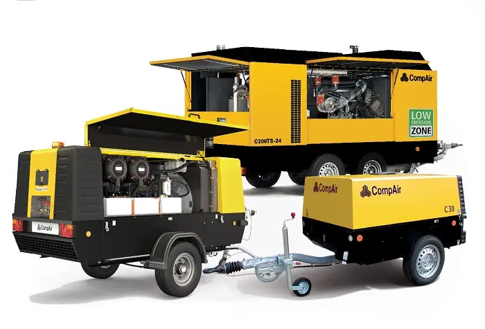 Compresseurs de chantier Compair by SE2M industrie